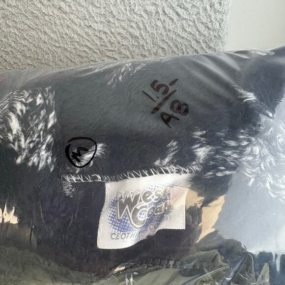 Vintage Cardinal West Coast Full Zip Fleece Sweater Jacket Bird Pine M - Picture 10 of 10